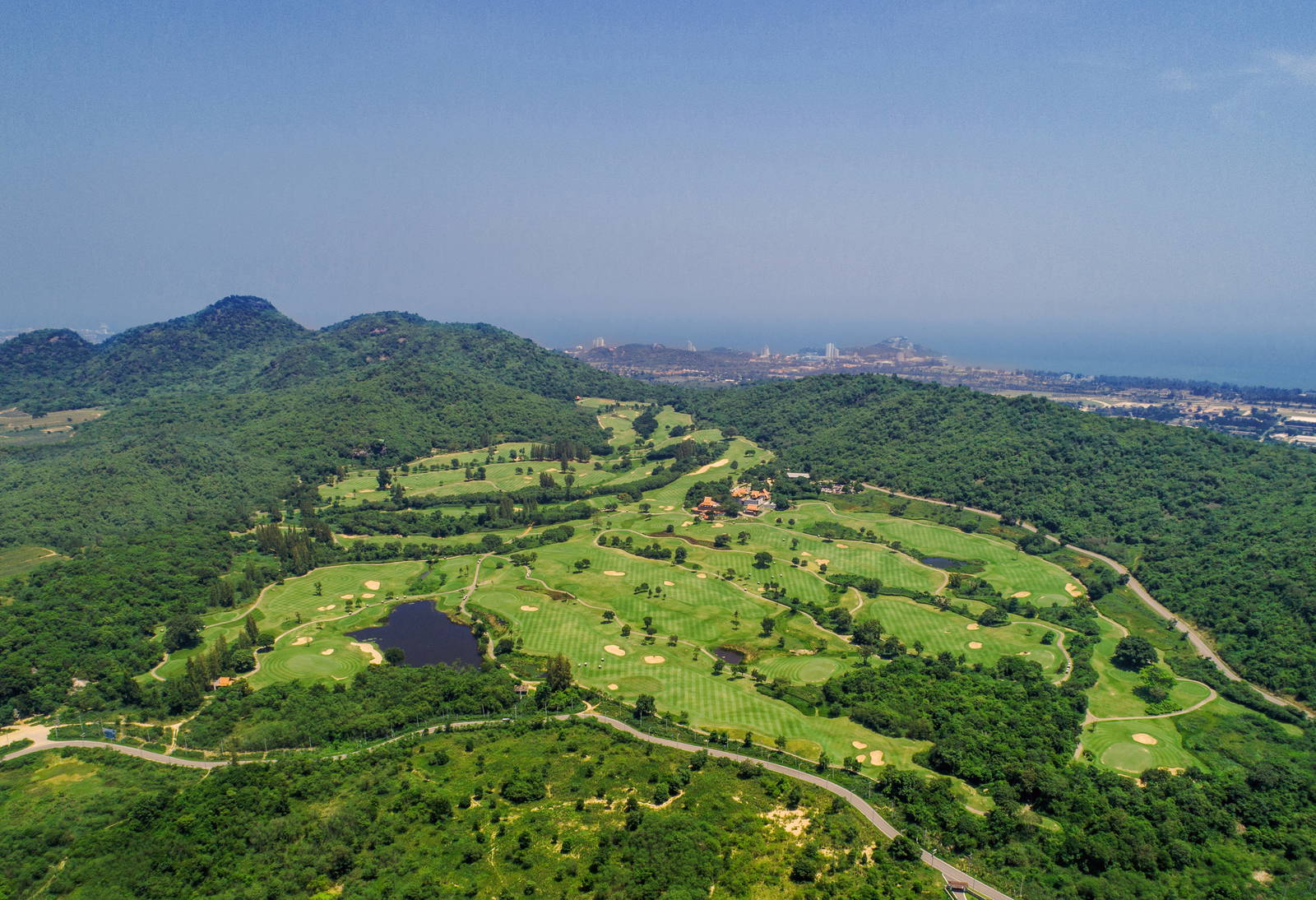 Aerial View, Pineapple Valley Golf Club (formerly Banyan GC), Hua Hin, Thailand